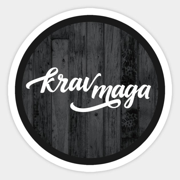 Krav Maga Script Sticker by polliadesign